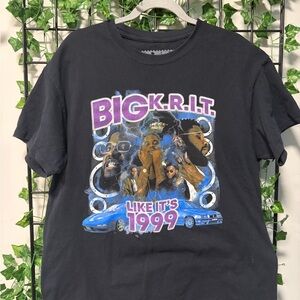 Big KRIT Black Graphic Cotton Tee